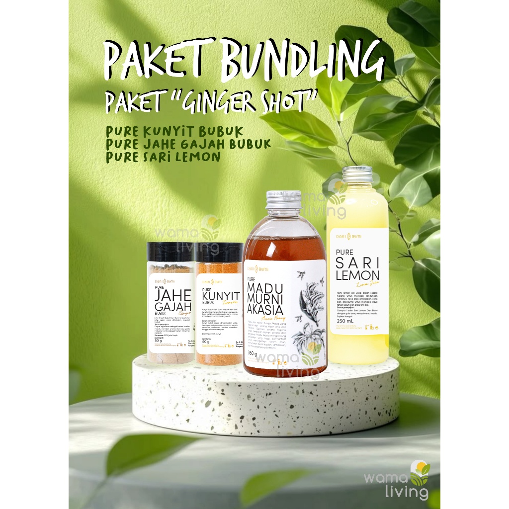 

Dari Bumi Paket Sehat Ginger Shot Minuman Sehat