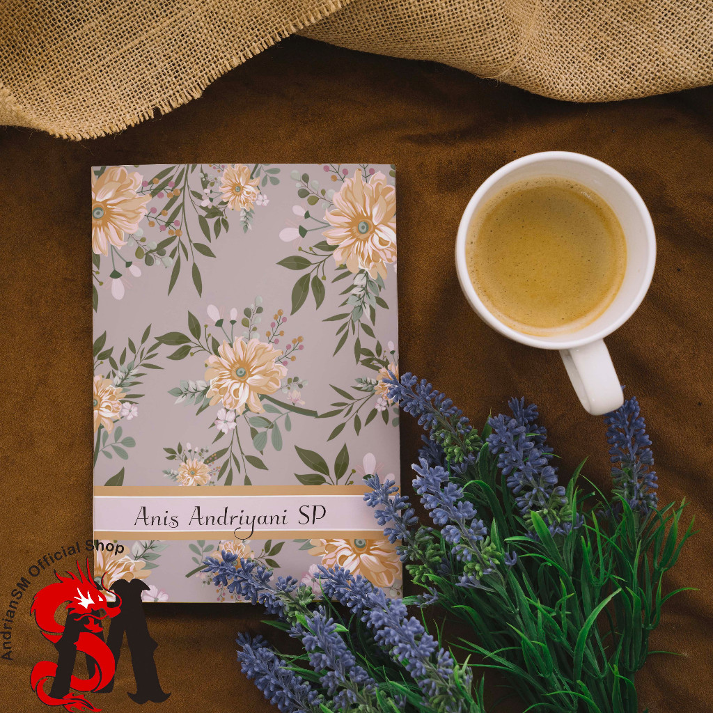 

Notebook Custom Nama buku tulis Catatan A5 Hard Cover Motif Bunga #Cokelat Diary Aesthetic Lucu 100 lembar HVS BOOKPAPER Stationary Sekolah Kado Souvenir murah bisa COD