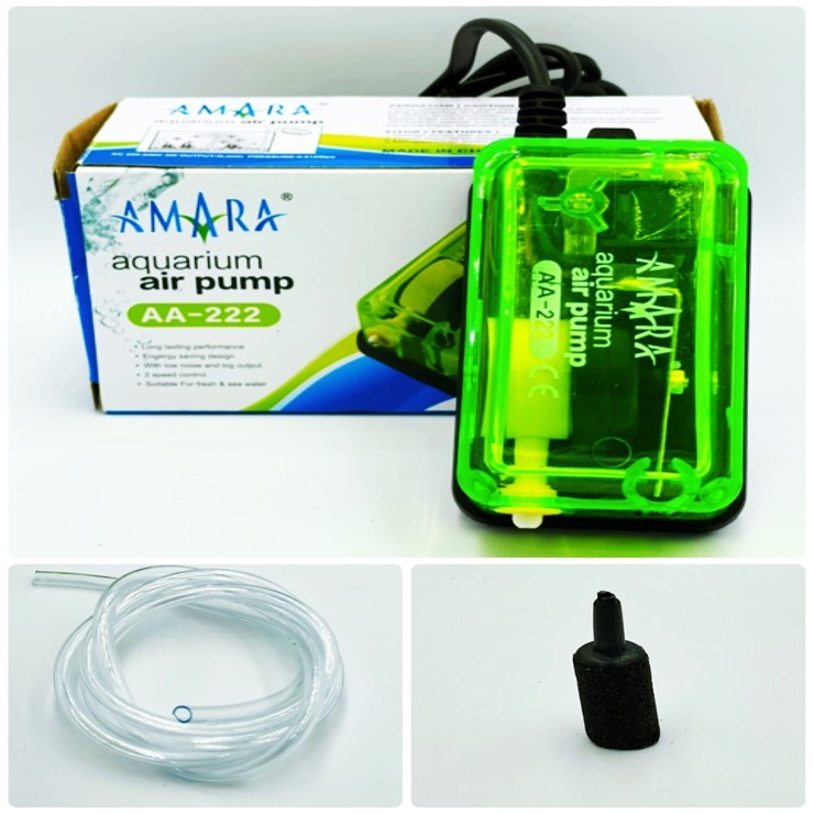 aerator 1 lubang mesin selang batu airstone 2 cm