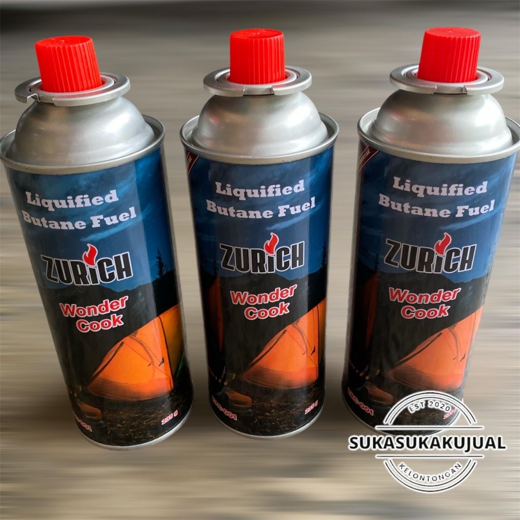 Gas portable refill gas kaleng refill 235gram