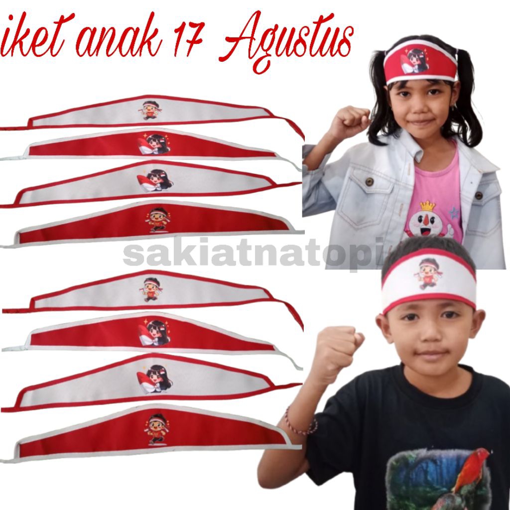 IKET ANAK IKET MERAH PUTIH TERMURAH IKET 17 AGUSTUS
