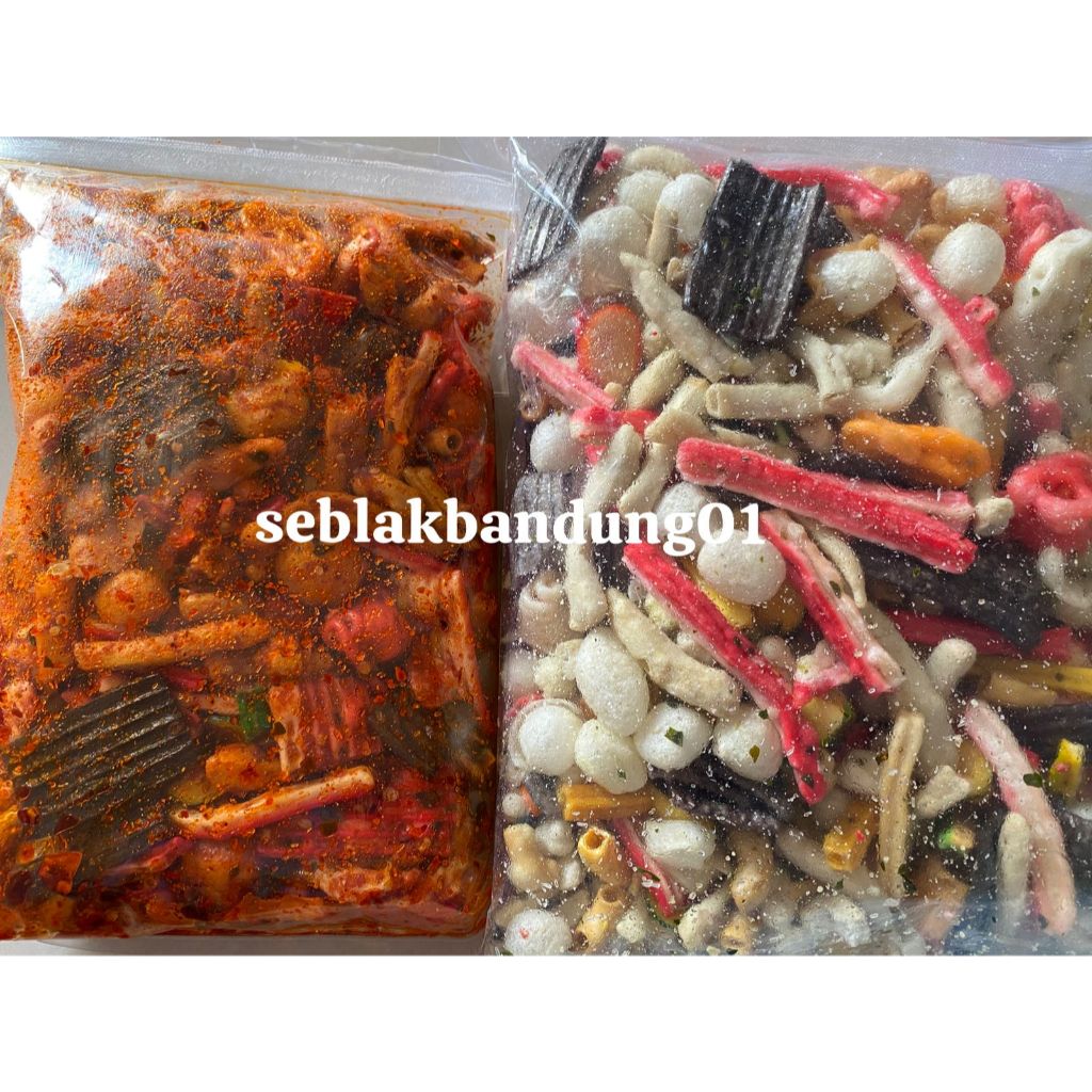 

PAKET HEMAT!! [BUNDLING 2PCS] SEBLAK MIX PEDAS DAUN JERUK+SEBLAK MIX ORIGINAL DAUN JERUK 500GR DAPAT 2/250GR DAPAT 2