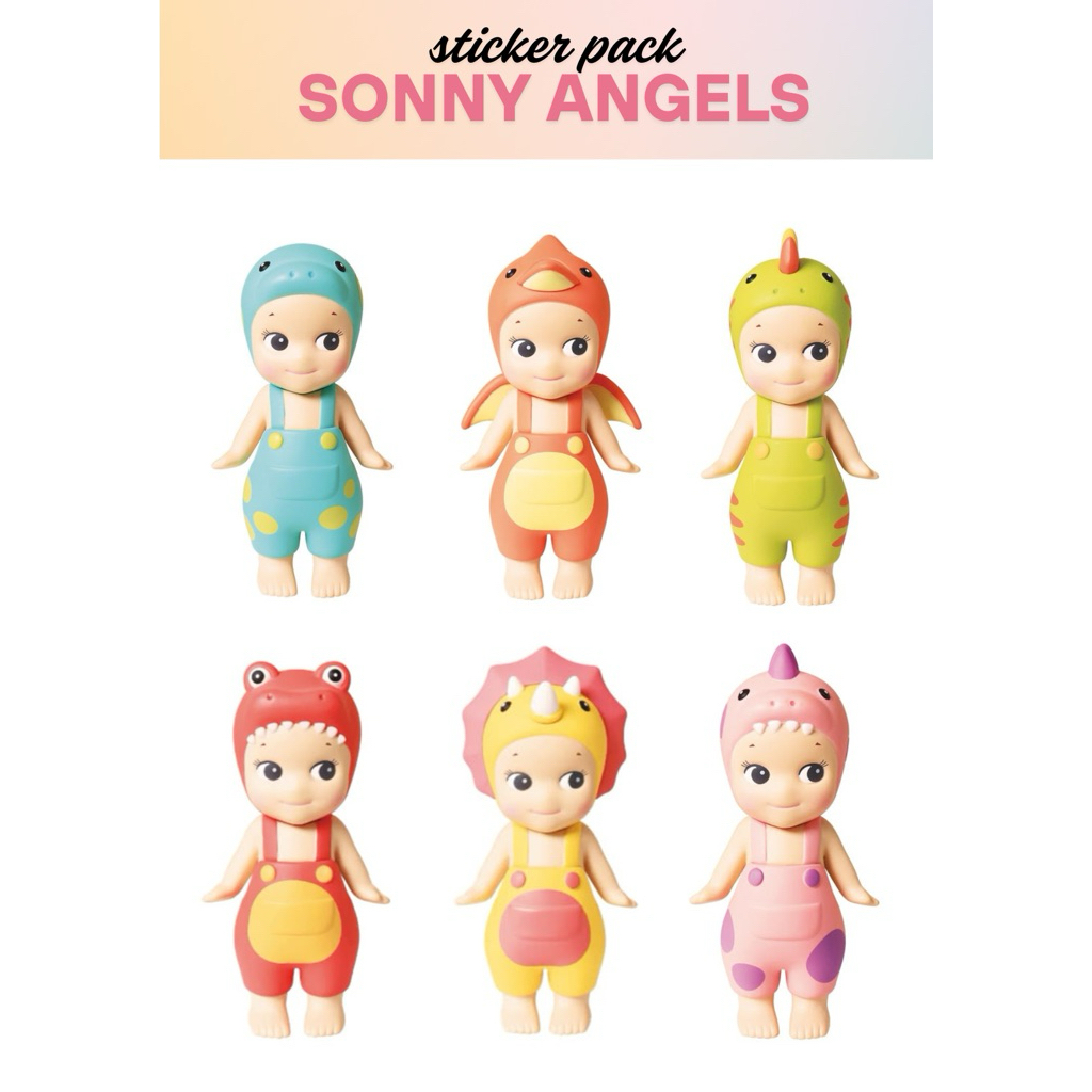

Fleur Amore - Sonny Angels Sticker Pack Dinosaur Series