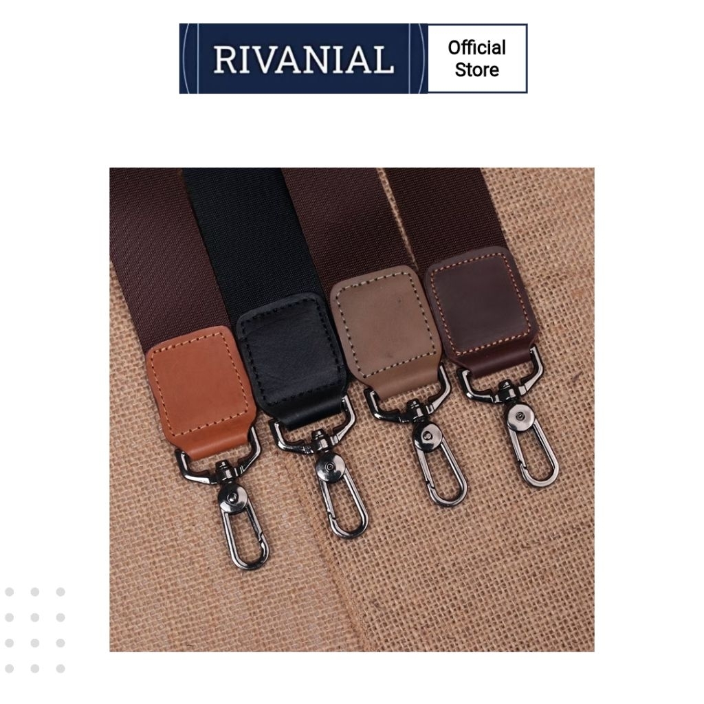 Rivanial Tali tas  Bisban Kulit Asli sapi
