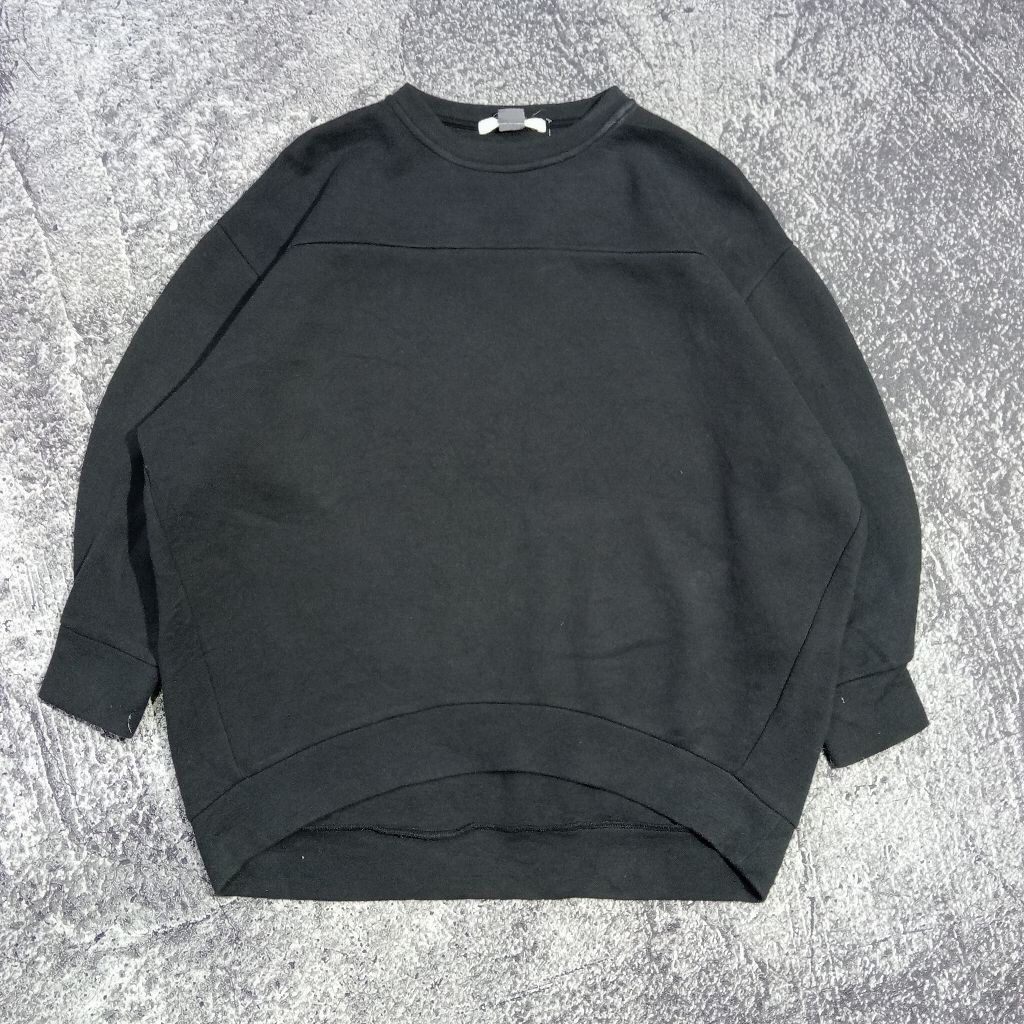 Jaket sweater crewneck JUCY JUDY hitam murah size xxxl