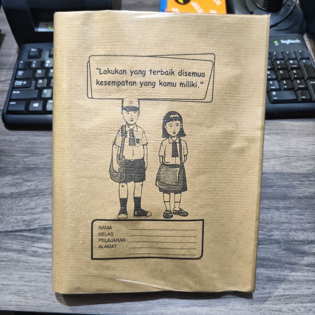 

80 Lembar Sampul Buku Coklat