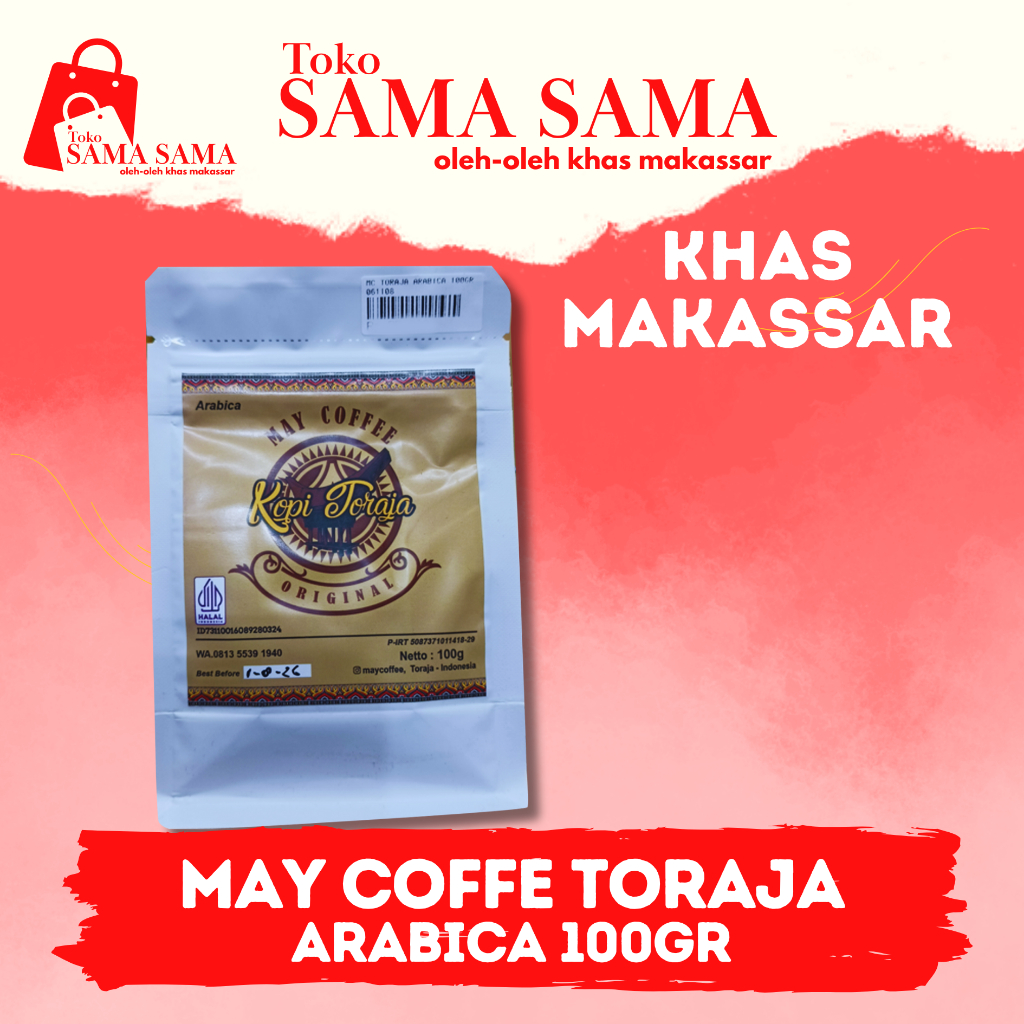 

MAY COFFEE TORAJA ARABICA 100GR