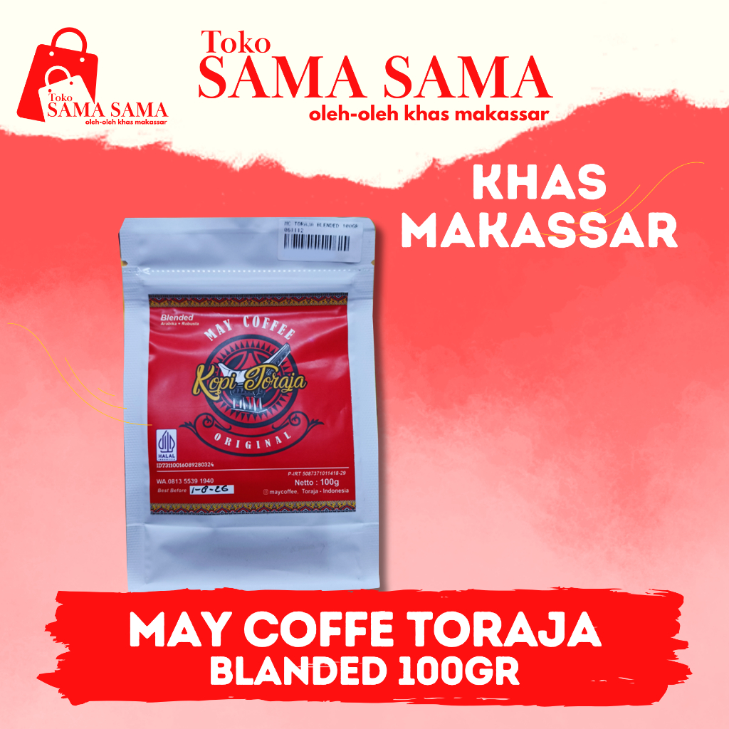 

MAY COFFEE TORAJA BLENDED 100GR