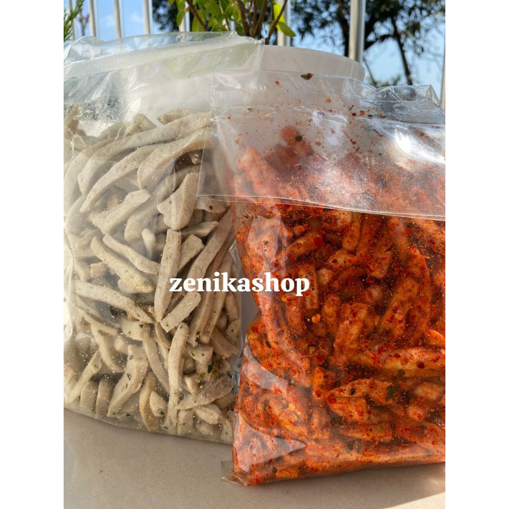 

PAKET HEMAT!! [BUNDLING CS] BASRENG PEDAS DAUN JERUK+BASRENG ORIGINAL DAUN JERUK 500GR DAPAT 2/250GR DAPAT 2