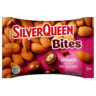 

SilverQueen Bites Cokelat Susu Almond 30 g