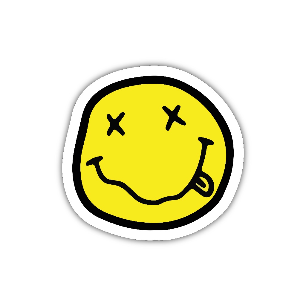 

ZV071 sticker nirvana karakter kartun anime aesthetic, stiker vinyl satuan