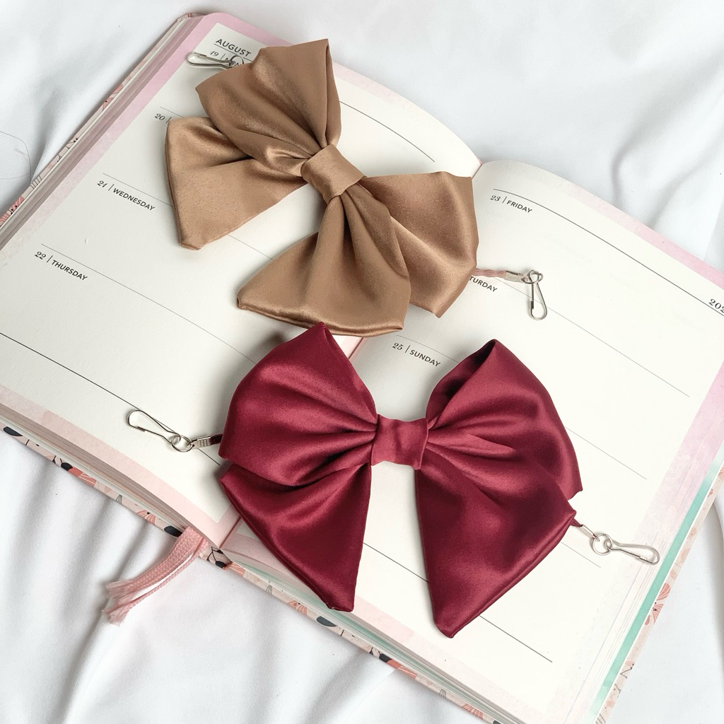 (KONEKTOR PITA HIJAB) Konektor pita cute | konektor pita hijab | konektor masker | pita satin | pita