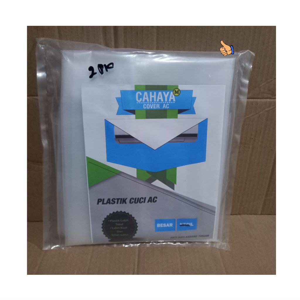 COVER CUCI AC PLASTIK 1/2 - 2 PK LONGTERM - KUALITAS BAGUS & PLASTIK TEBAL