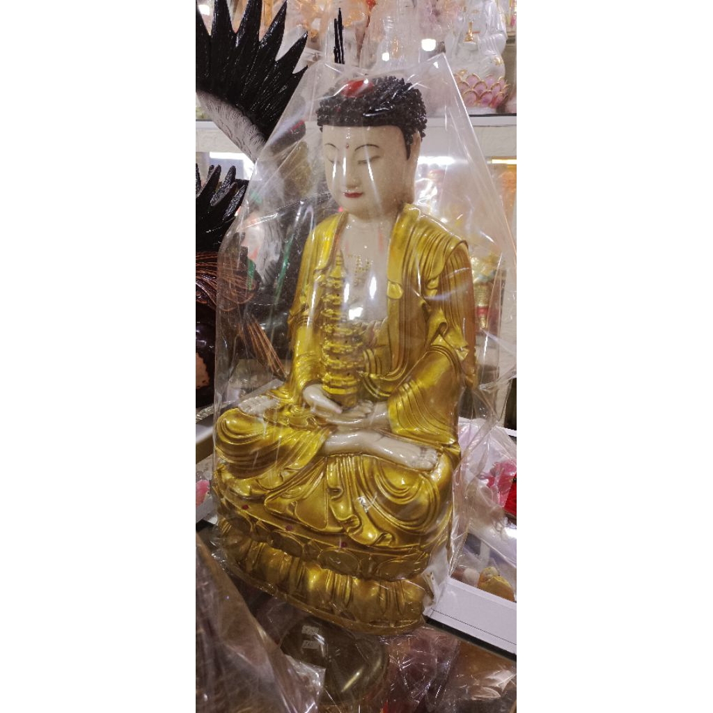 Patung Buddha Emas 16 inch