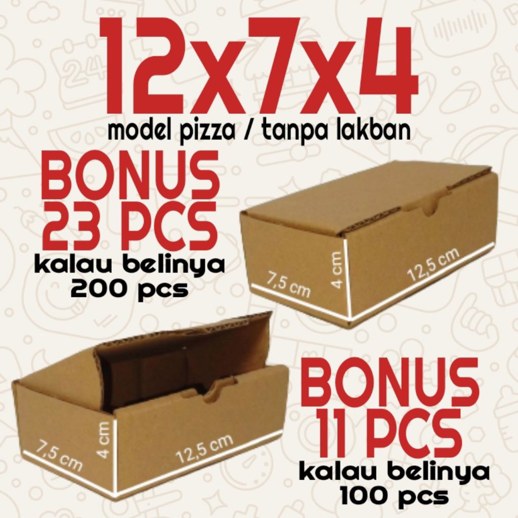 

Kardus Pizza Ukuran 12x7x4