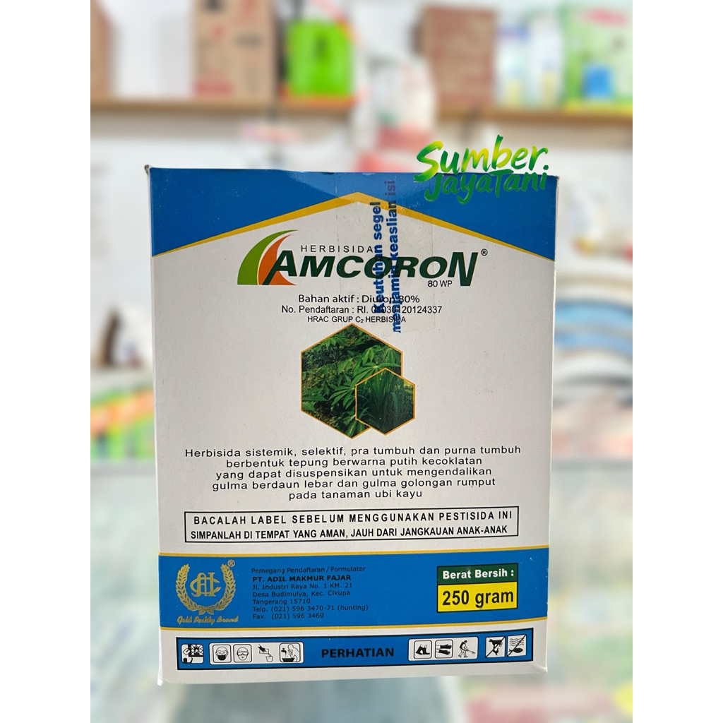 herbisida amcoron 80WP (sejenis daimex) 250gram