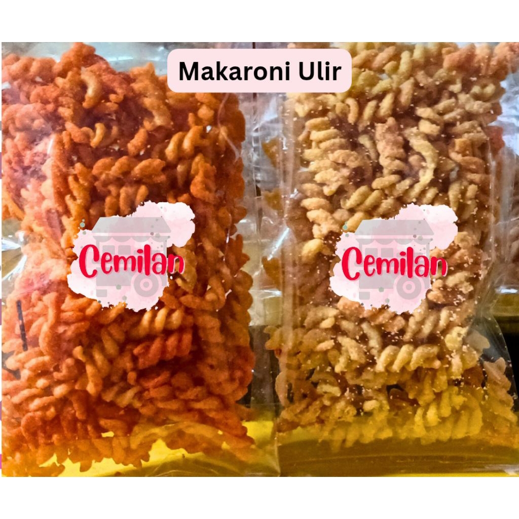 

Makaroni Ulir Rasa Keju dan Balado [free packing bubble wrap]