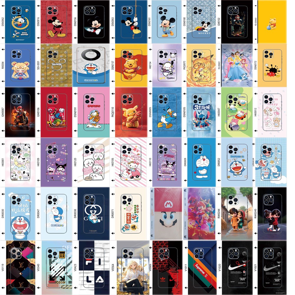 Grosir Bahan Hydrogel Back Skin untuk Belakang HP Motif -DISNEY