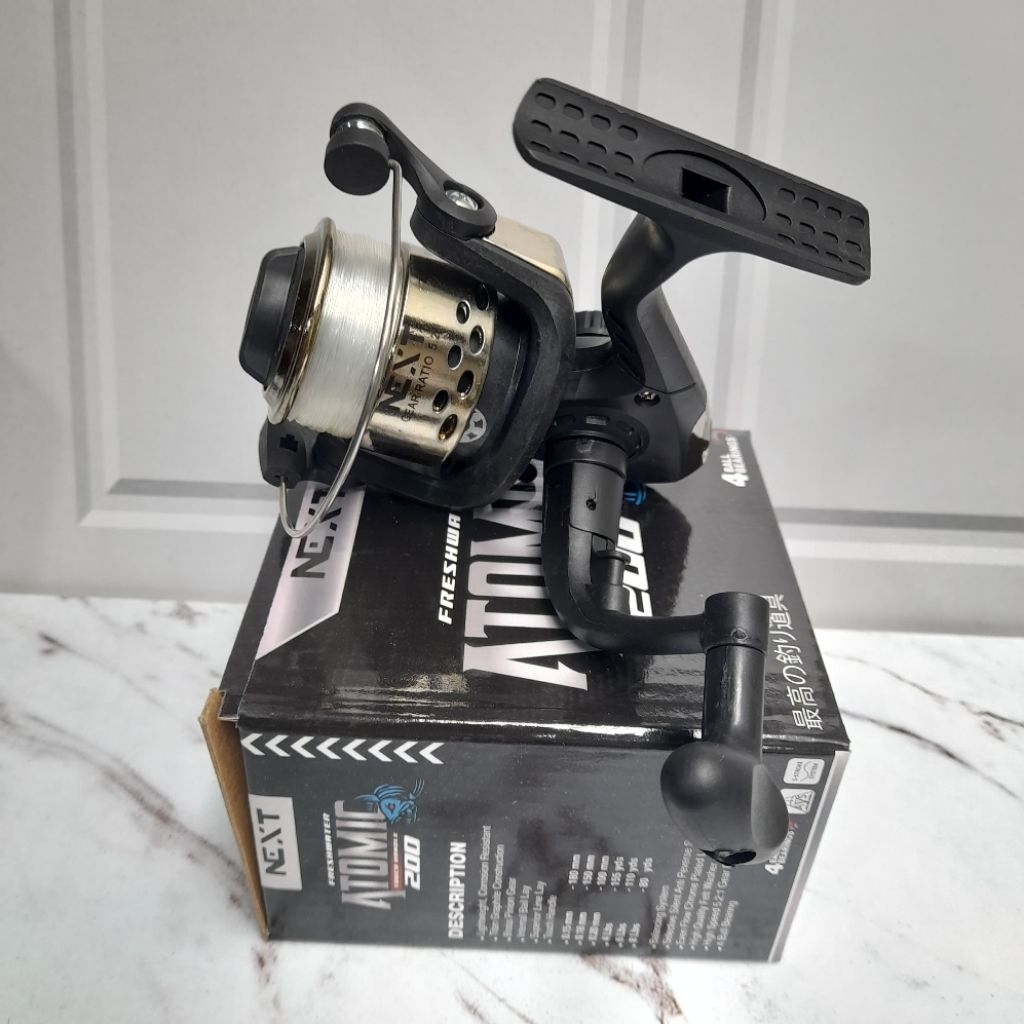 Reel Pancing Murah Bonus Senar Harrow AK200 / Skye / Next