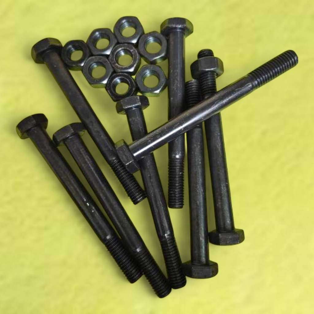 BAUT BAJA HTB 8.8 M10 X 120 HALF DRAT / BAUT 17 KUNCI 17 / BAUD HALF DRAT 17 / BAUT BAJA M10 X 120 H