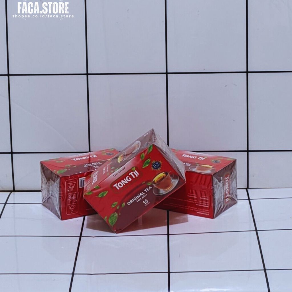 

Tong Tji teh celup black tea 15 kantong 30gr