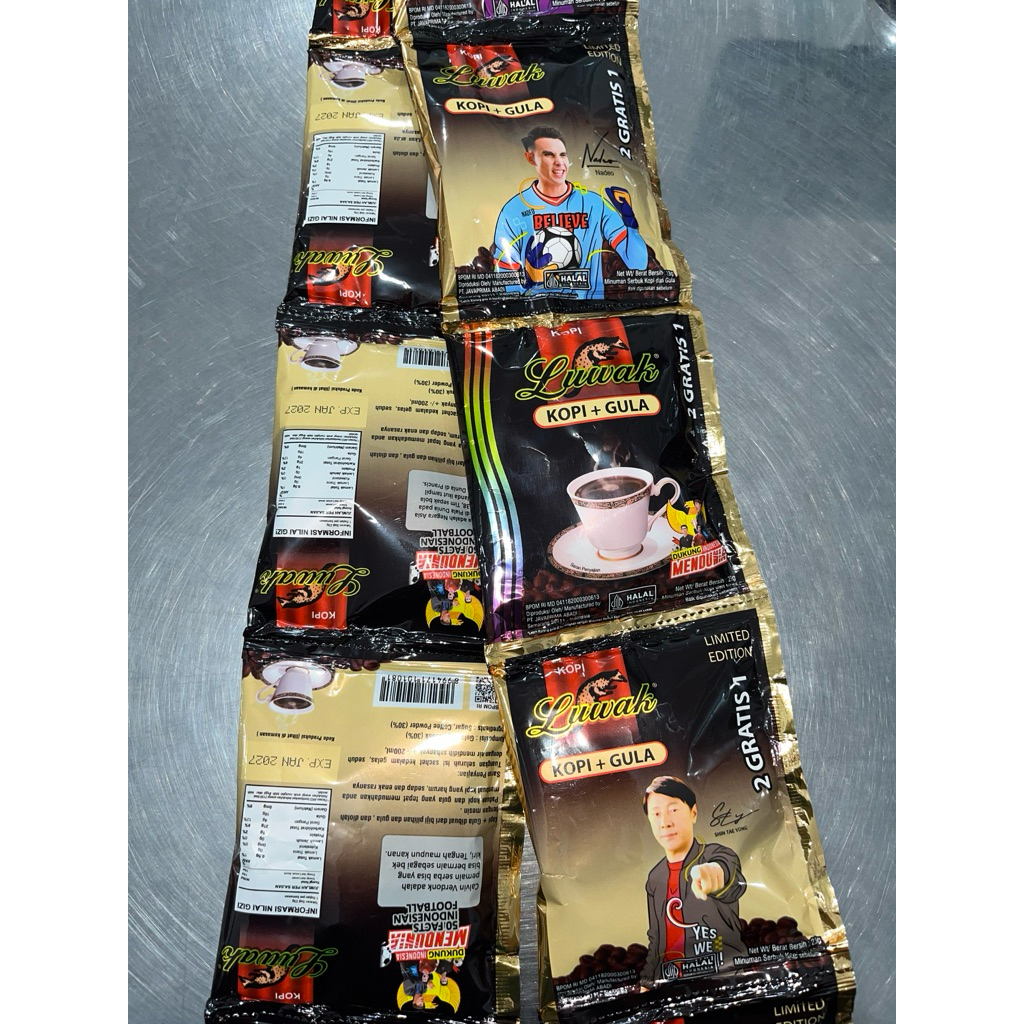 

Luwak kopi plus gula per renteng 23g x 15pcs