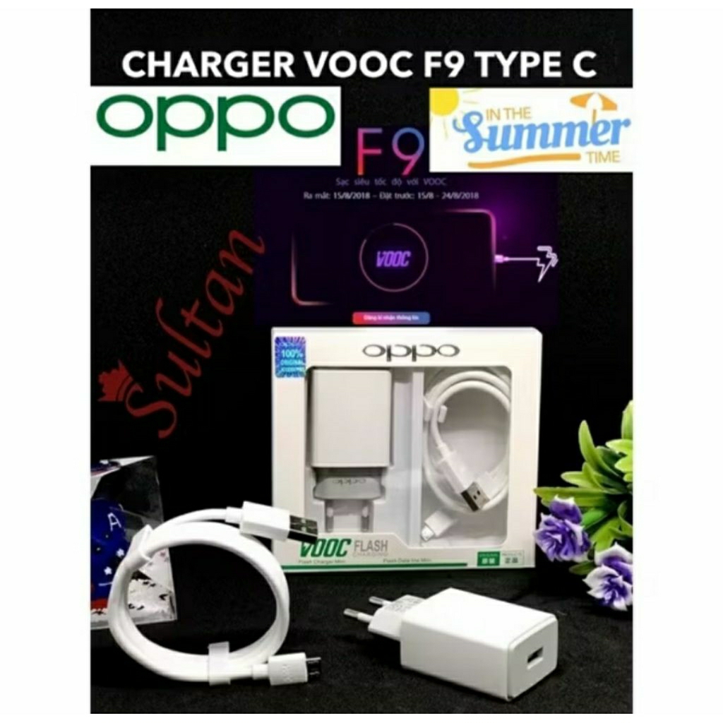 SUPER GROSIR CHARGER TC OPPO F5/F9 MICRO TYPE C VOOC SUPER KUALITAS