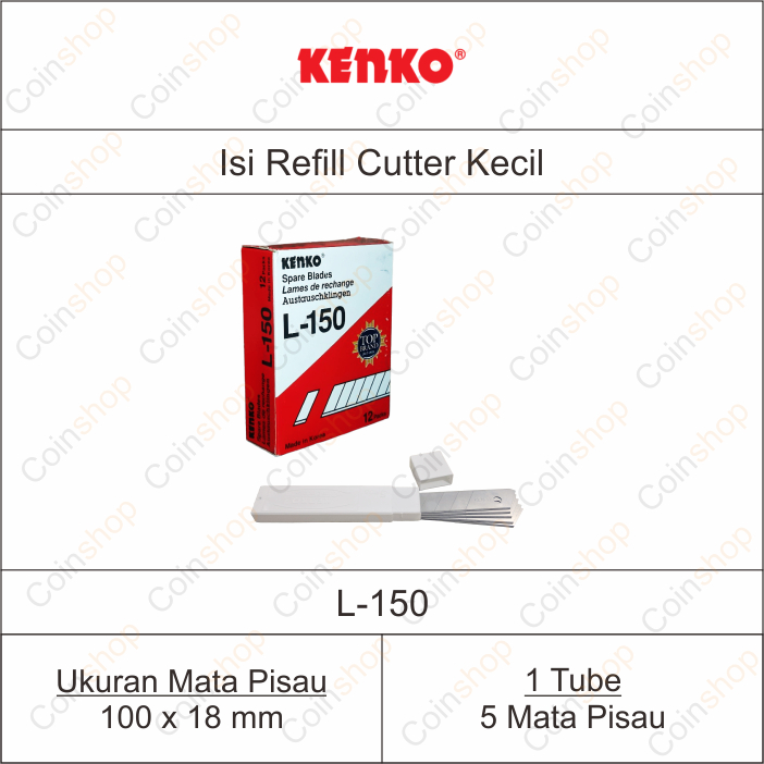 

Kenko L-150 Isi Cutter Besar L150 Refill Blade Per Tube