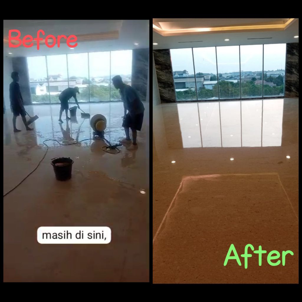 Jasa Poles Lantai Marmer Granit Traso Tegel Kramik Acian Semen dll