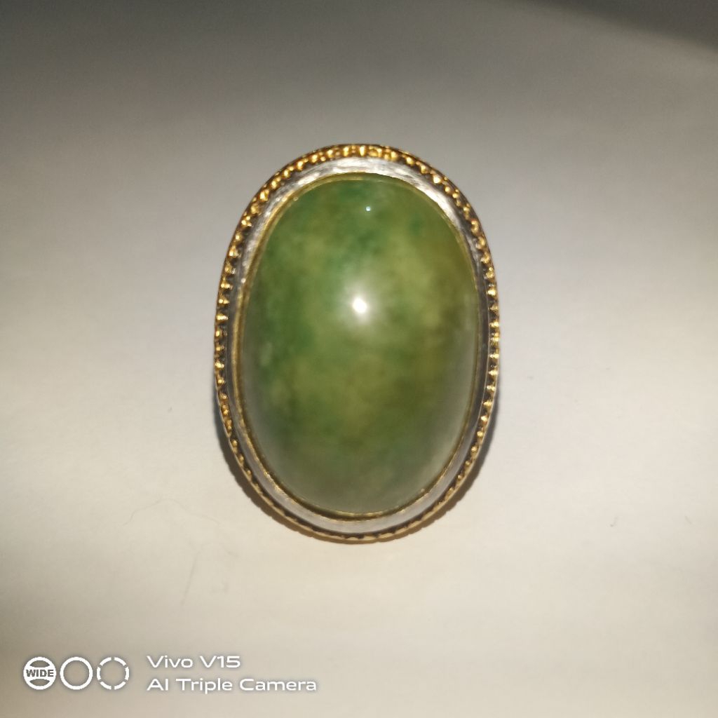 Cincin Batu Akik Lumut Sungai Dareh