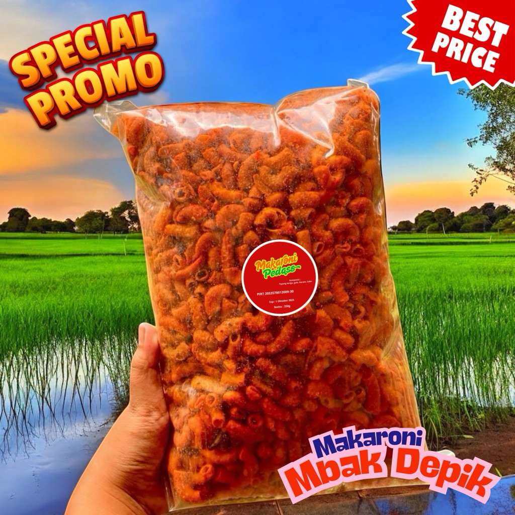 

Makaroni pedas Surabaya | Makaroni kriyuk | Makaroni extra Pedas 1/4 | Makaroni Pedas Mantap | Makaroni Kriyukkk | Makaroni Pedas