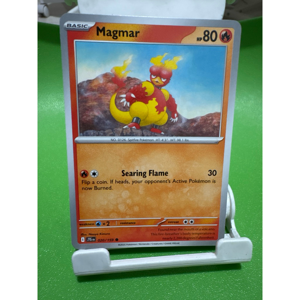 kartu pokemon original magmar jtg 020/159