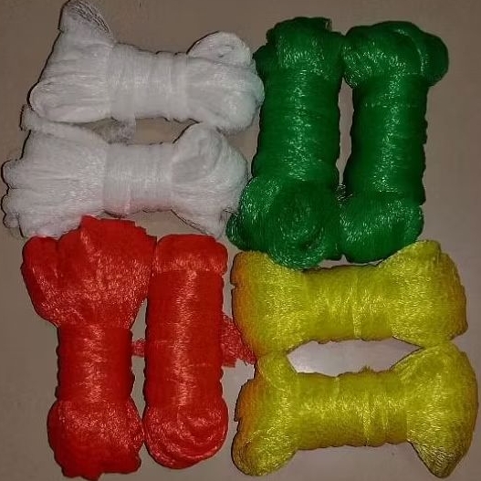Jaring buah polynet, Rajut, Waring buah 10meter warna PUTIH, HIJAU, MERAH, KUNING