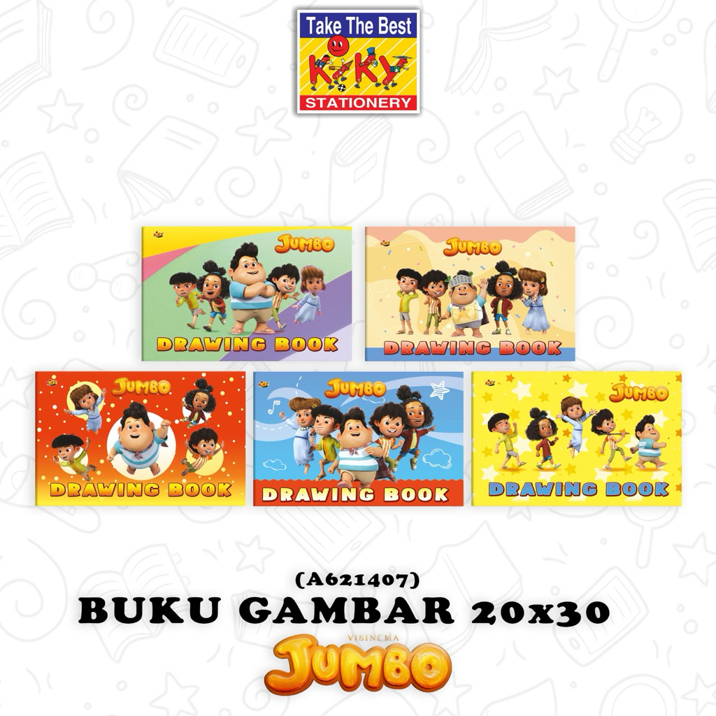 

[PAK] Buku Gambar KIKY A4 / ukuran 20x30 (1 pak isi 5 pcs)