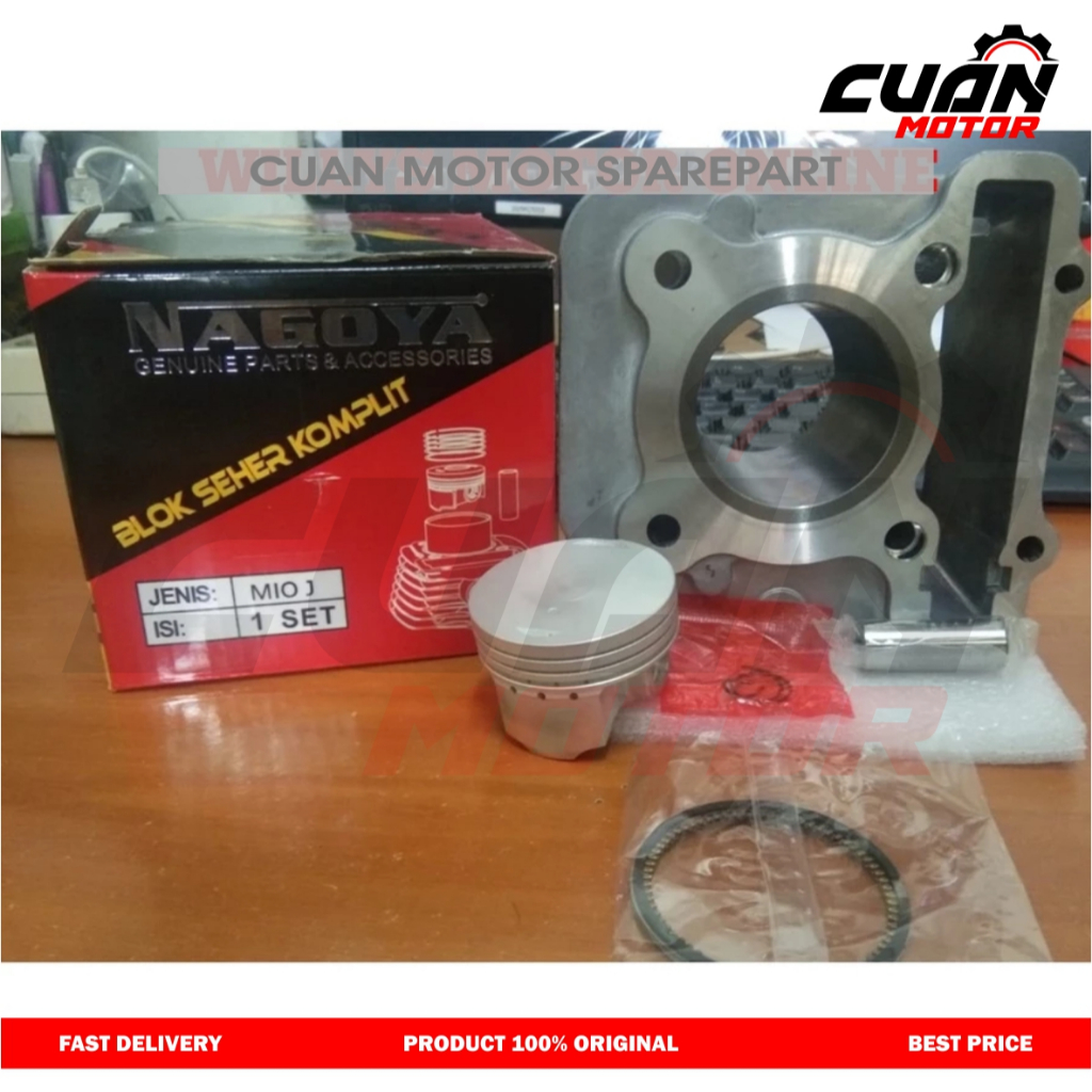 BLOK SEHER MIO J SET SEHER NAGOYA  CYLINDER BORING MIO J