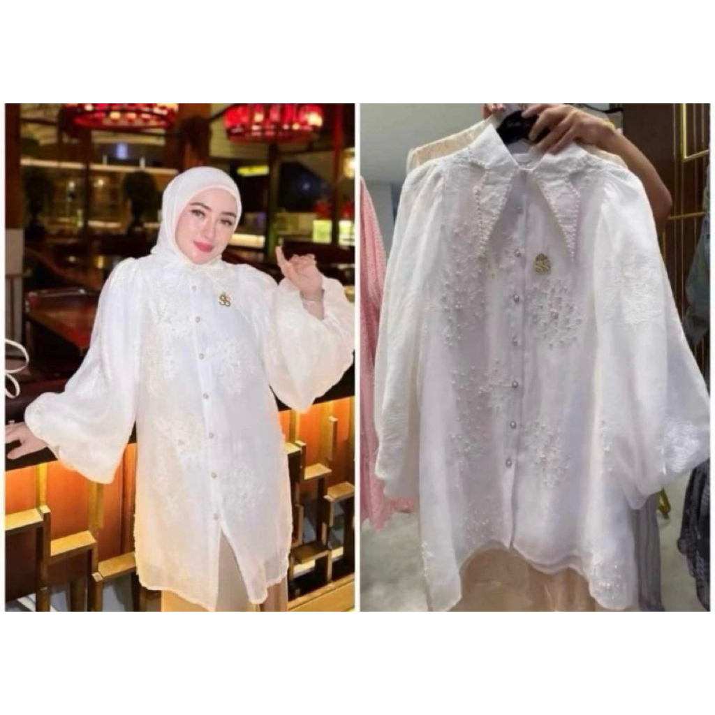 SHELLASAUKIA ATASAN /DressBisa COD Wajib amanah Shelasaukia Gamis umroh Silk Sutra Set Hijab ORi 100