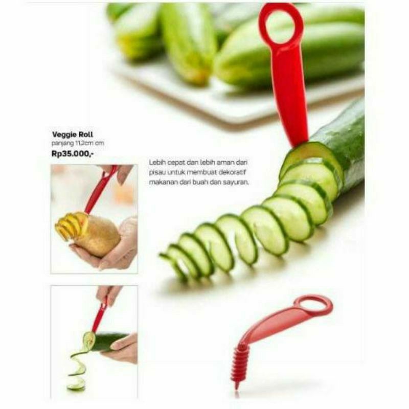 tupperware veggie roll