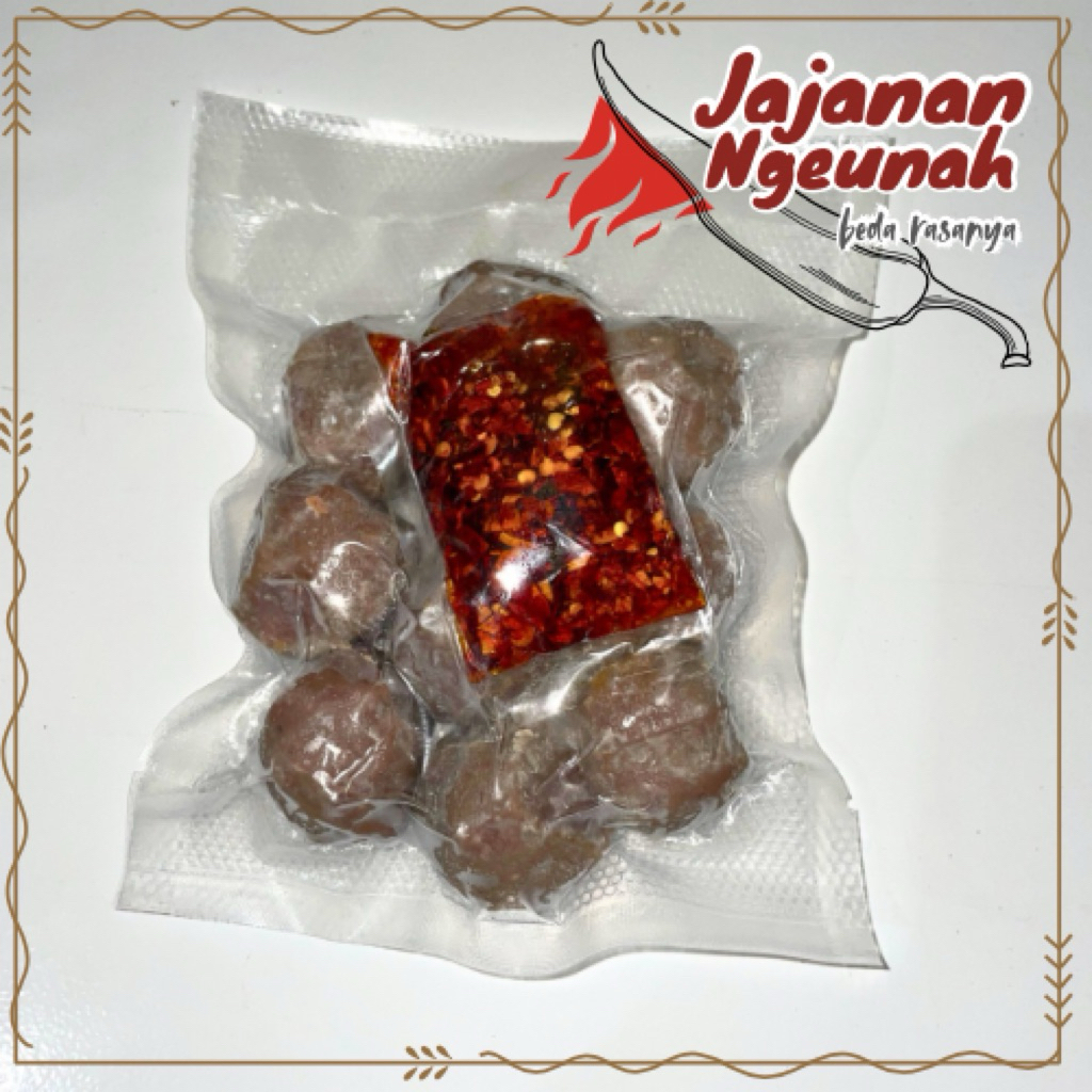 

Bakso ikan chilioil pedas gurih mantap