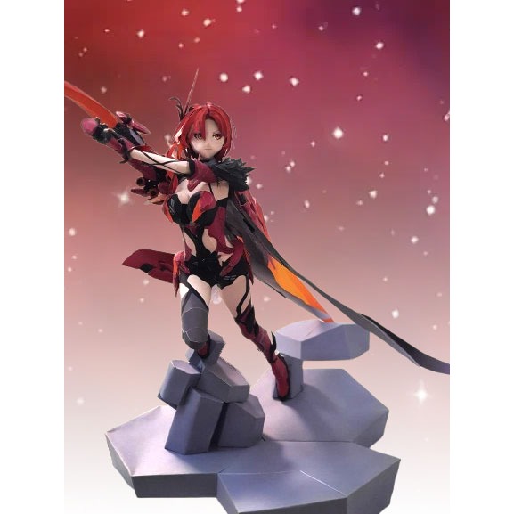 DIY Figure Kertas Honkai Impact Himeko
