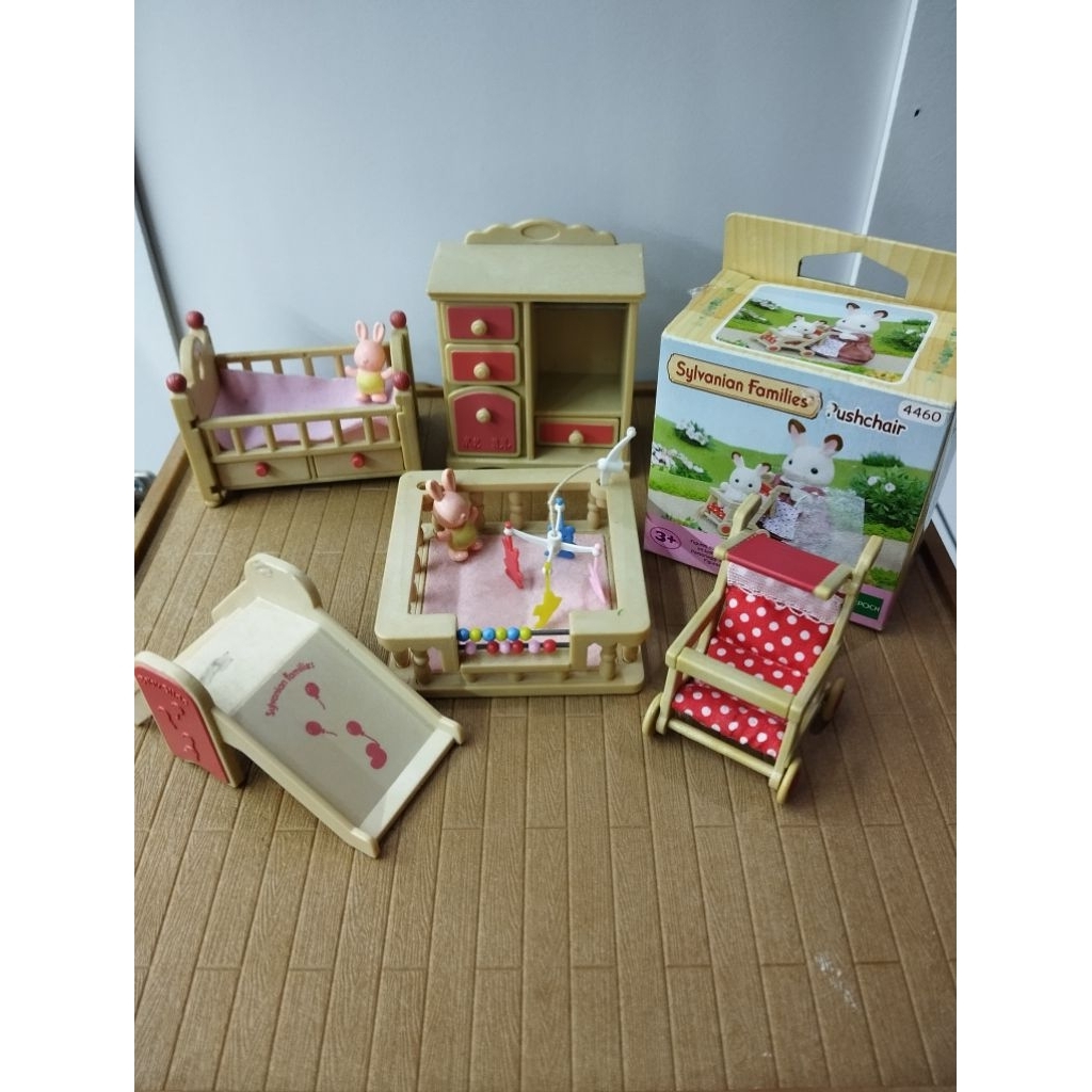 Sylvanian Families Acc Baby Nursery Room Preloved