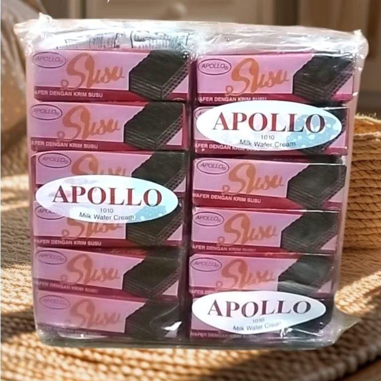 

Apollo Wafer Susu Cokelat Isi 48 Picis