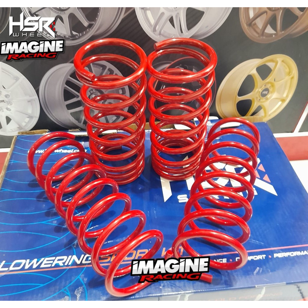 PER MOBIL CUSTOM CEPER EMPUK LOWERING KIT HSR RED TOYOTA CALYA/SIGRA