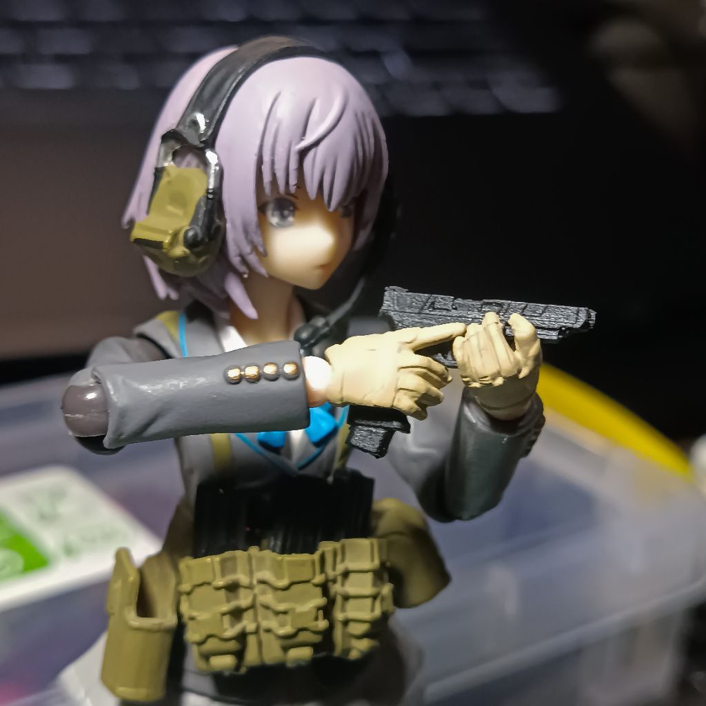 Weapon/Senjata Pistol John wick/Little Armory (Recast) Kitbash Skala1/12 For Figma, SHF, Mafex, Revo