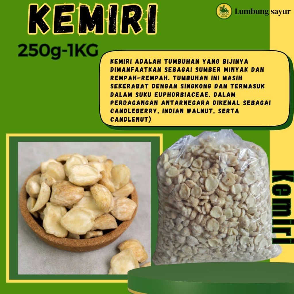 

Kemiri Pecah /Keping Super Premium 250g–1kg | Langsung dari Petani | Kualitas Terjamin