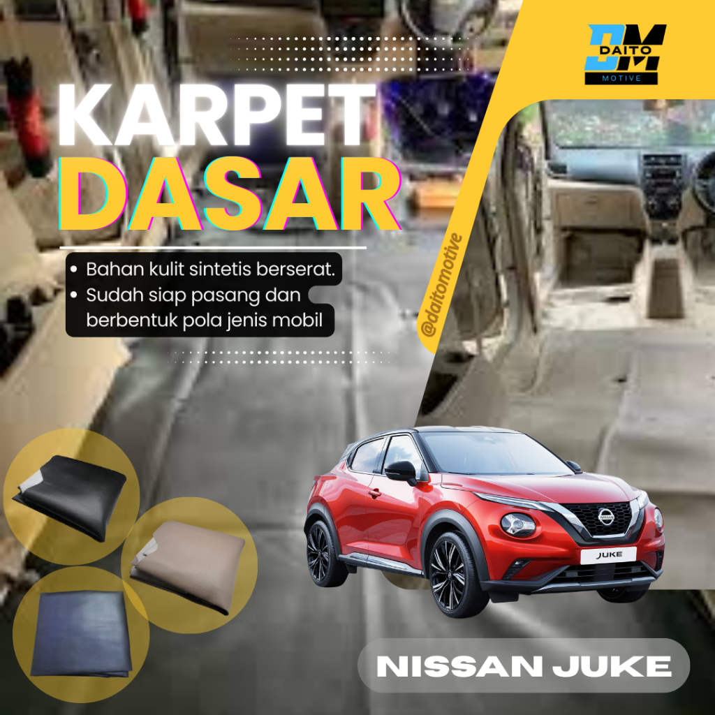 KARPET DASAR PEREDAM MOBIL NISSAN JUKE