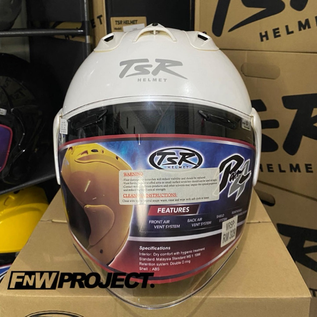 HELM TSR RAM 4 WHITE