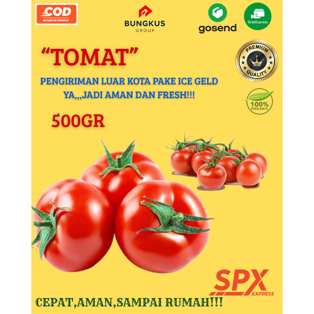 

Sayuran Segar Bungkus Group Shop Padang Fresh Buah Tomat Merah 500gr Resep Makan Makanan