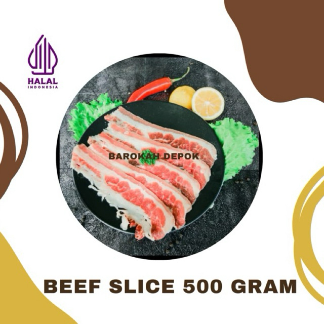 

Beef Slice 500 Gram