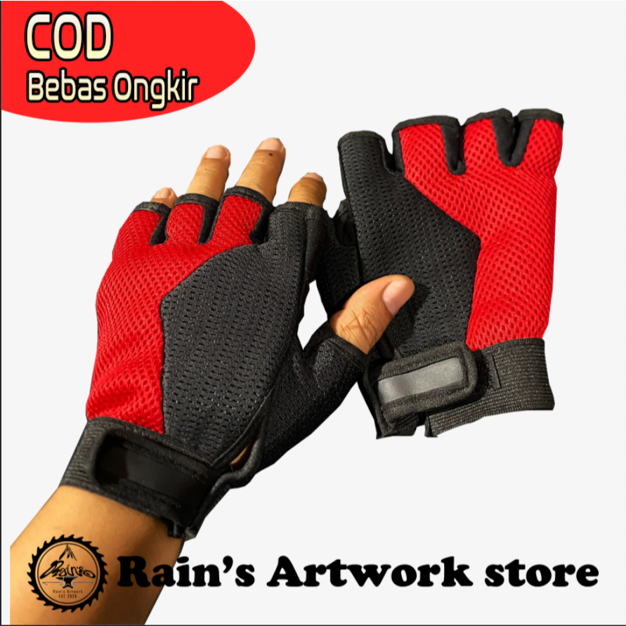Sarung Tangan Mancing Jigging Popping Multi Purpose Gloves Motor Sepedah