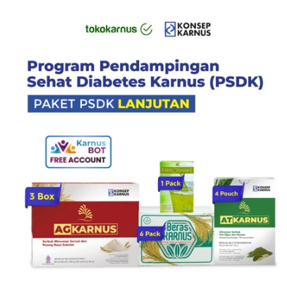 Paket PSDK Lanjutan 30 Hari Konsep Karnus, Program Sembuh Diabetes Karnus